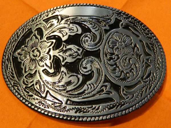 Buckle Celtic Flower oval